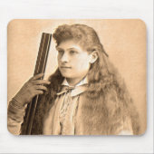 Porträt Annie Oakley Mousepad (Vorne)