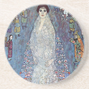 Porträt Baronin Elisabeth Bacchofen Echt, Klimt Sandstein Untersetzer