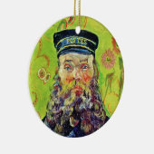 Porträt-Briefträger Joseph Roulin Vincent van Gogh Keramikornament (Rechts)