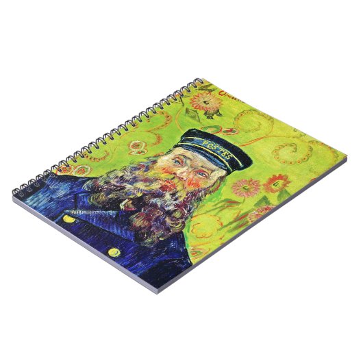 Porträt-Briefträger Joseph Roulin Vincent van Gogh Notizblock (Linke Seite)
