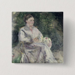 Porträt Camilles Pissarro von Julie Velay, Button