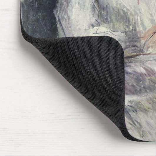 Porträt Camilles Pissarro | von Julie Velay, Mousepad (Ecke)