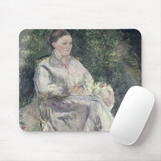 Porträt Camilles Pissarro | von Julie Velay, Mousepad (Mit Mouse)