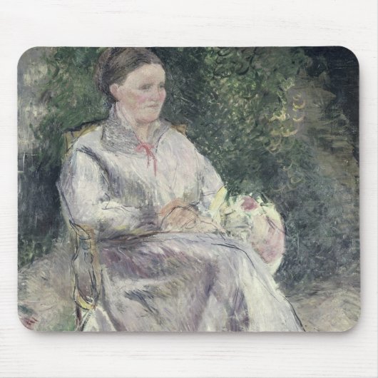Porträt Camilles Pissarro | von Julie Velay, Mousepad (Vorne)