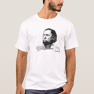 Porträt Charless Bukowski T-Shirt