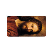 Porträt Christi von Heinrich Hofmann Adressaufkleber (Vorne)