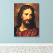 Porträt Christi von Heinrich Hofmann Leinwanddruck (Insitu (Holzboden))