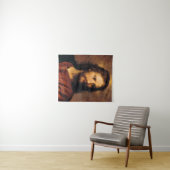 Porträt Christi von Heinrich Hofmann Wandteppich (Beispiel (Horizontal))