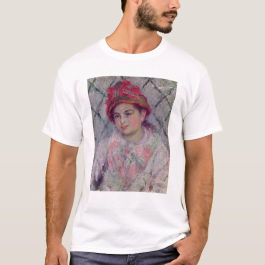 Porträt Claude Monets | von Blanche Hoschede T-Shirt (Vorderseite)