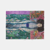 Porträt der Adele Bloch-Bauer, Gustav Klimt Fleecedecke (Vorderseite (Horizontal))