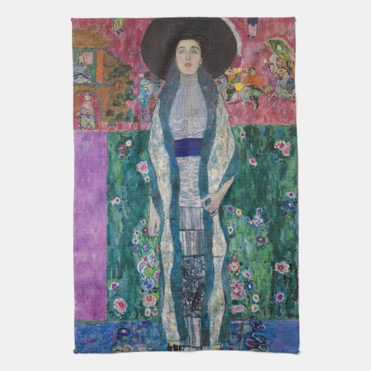 Porträt der Adele Bloch-Bauer, Gustav Klimt Geschirrtuch (Vertikal)
