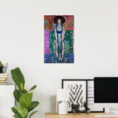 Porträt der Adele Bloch Bauer, Gustav Klimt Poster (Heimbüro)