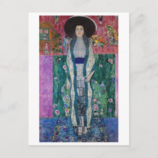 Porträt der Adele Bloch-Bauer, Gustav Klimt Postkarte (Vorderseite)