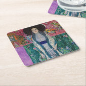 Porträt der Adele Bloch-Bauer, Gustav Klimt Rechteckiger Pappuntersetzer (angewinkelt)