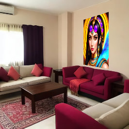 Porträt der ägyptischen Göttin Neith | Art der AI Poster