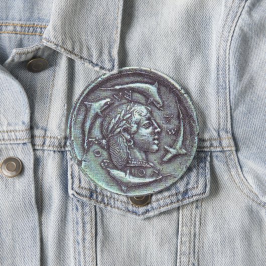 Porträt der alten griechischen Delphine Button (Beispiel)