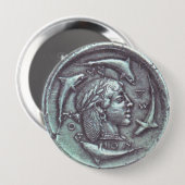 Porträt der alten griechischen Delphine Button (Vorne & Hinten)