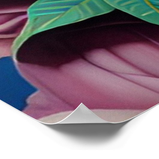 Porträt der botanischen Prinzessin Poster (Ecke)