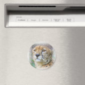Porträt der Cheetah Magnet (In Situ (Geschirrspüler))