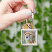 Porträt der Cheetah Schlüsselanhänger (Hand)
