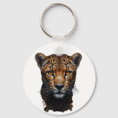 Porträt der Cheetah Schlüsselanhänger (Rückseite)