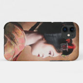 Porträt der digitalen Malerei der schönen Geisha Case-Mate iPhone Hülle (Rückseite (Horizontal))