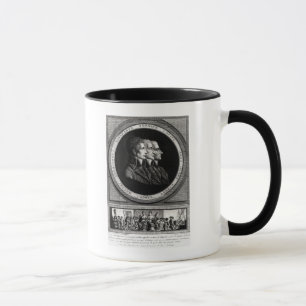 Porträt der drei Konsuln der Republik Tasse