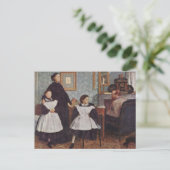 Porträt der Familie Bellelli Postkarte (Stehend Vorderseite)