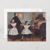 Porträt der Familie Bellelli Postkarte (Vorne/Hinten)