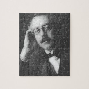 Porträt der Frank-Brücke (1879-1941) (b/w Foto) Puzzle