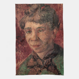 Porträt der Frau Madame Tanguy, Vincent van Gogh Geschirrtuch