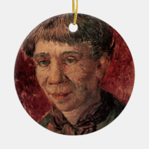 Porträt der Frau Madame Tanguy, Vincent van Gogh Keramikornament