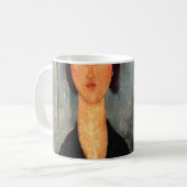 Porträt der Frau Modigliani Kaffeetasse (Vorderseite Links)