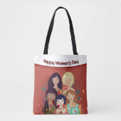 Porträt der Frauen am Internationalen Frauentag Tasche (Vorderseite)