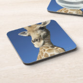 Porträt der Giraffe (Giraffa Camelopardalis) 2 Untersetzer (Linke Seite)