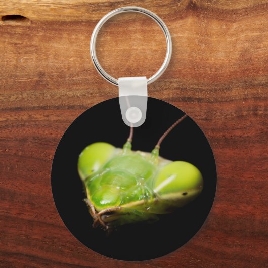 Porträt der Gottesanbeterin Schlüsselanhänger (Vorderseite)