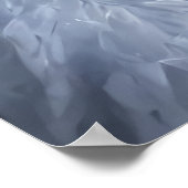 Porträt der Göttin des Eises | AI Art Poster (Ecke)