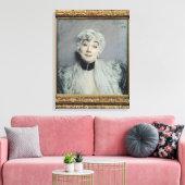 Porträt der Gräfin de Martel de Janville Leinwanddruck (Insitu (Wohnzimmer))