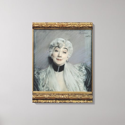 Porträt der Gräfin de Martel de Janville Leinwanddruck (Vorderseite)