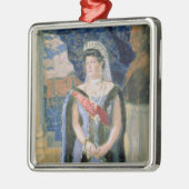 Porträt der Großherzogin Maria Pavlovna Silbernes Ornament (Links)