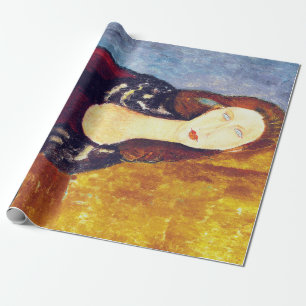 Porträt der Jeanne Hebuterne, Modigliani Geschenkpapier