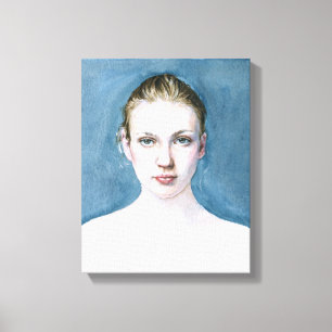 Porträt der junges leinwanddruck