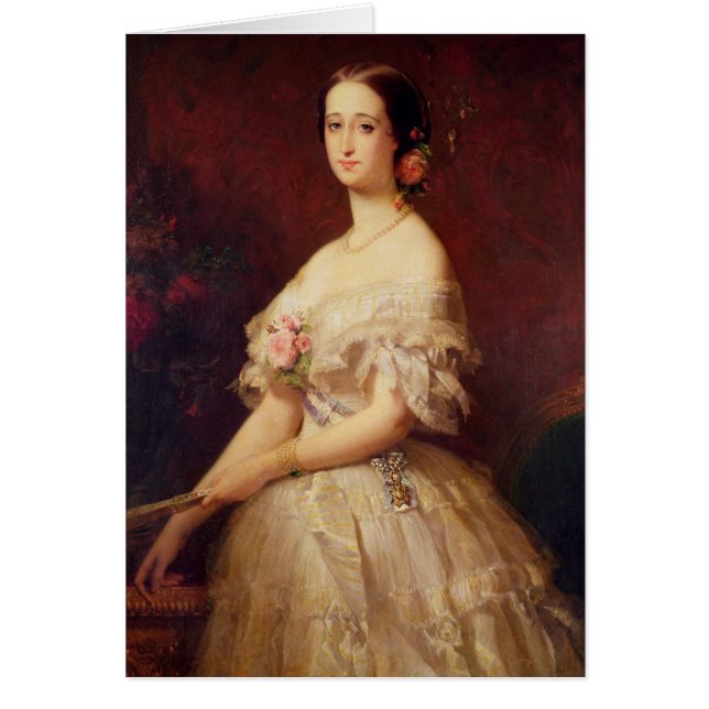 Porträt der Kaiserin Eugenie 1854 (Vorne)