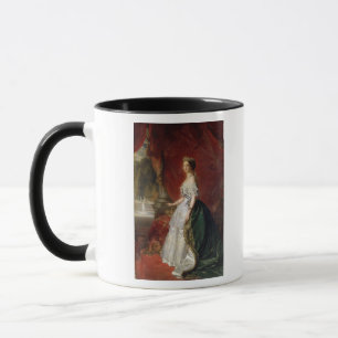 Porträt der Kaiserin Eugenie von Frankreich Tasse