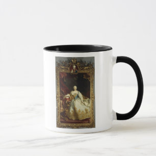 Porträt der Kaiserin Maria Theresa Tasse