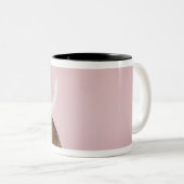 Porträt der Katze Zweifarbige Tasse (VorderseiteRechts)