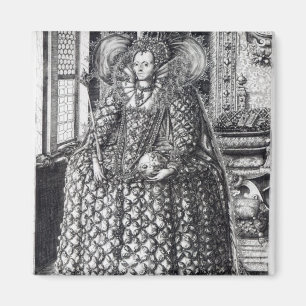 Porträt der Königin Elizabeth I Magnet