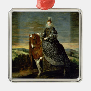 Porträt der Königin Margaret von Österreich Ornament Aus Metall