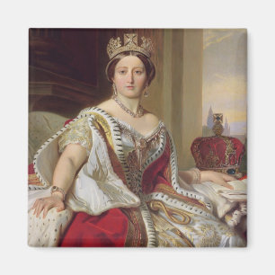 Porträt der Königin Victoria (1819-1901) 1859 ( Magnet