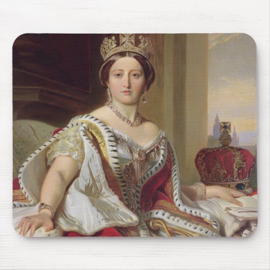 Porträt der Königin Victoria (1819-1901) 1859 (Öl Mousepad (Vorne)